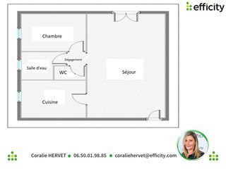  Appartement � vendre 2 pi�ces 48 m�