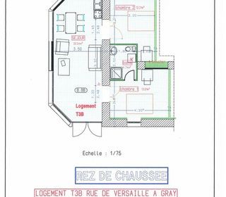  Appartement � vendre 3 pi�ces 62 m�