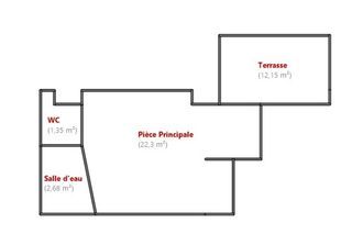  Appartement � vendre 1 pi�ce 24 m�