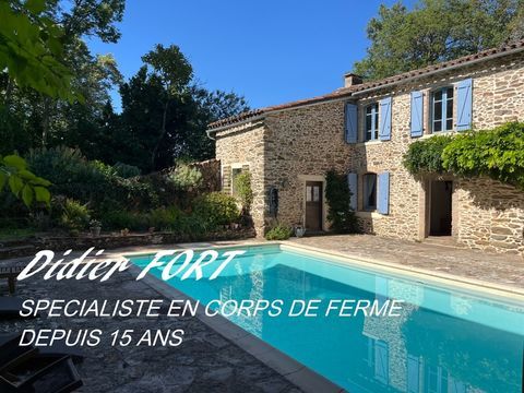   CORPS DE FERME ANCIENNE MAISON DE MAITRE AGRICOLE 11PIECES  399000� A MONTIRAT 81190 Maison - 11 pi�ce(s) - 308 m�