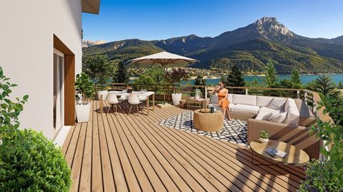   Appartement � vendre 2 pi�ces au 1er et dernier �tage, vue Lac et Montagnes sur SAVINES LE LAC (05) , style villa  Expos� Sud /E Appartement - 2 pi�ce(s) - 40 m�