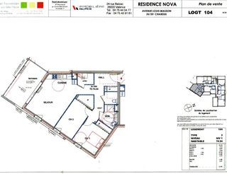  Appartement � louer 3 pi�ces 75 m�