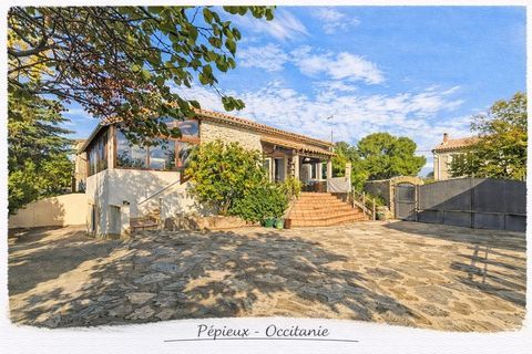   Grande maison familiale avec d�pendances, piscine et vaste atelier � P�pieux (Aude � Minervois) Maison - 7 pi�ce(s) - 217 m�