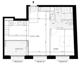  Appartement � vendre 2 pi�ces 56 m�