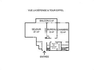  Appartement � vendre 3 pi�ces 60 m�