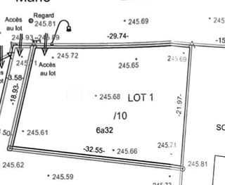  Terrain � vendre 632 m�