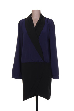 Robe mi-longue femme Clo&Se bleu taille : 38 47 FR (FR)