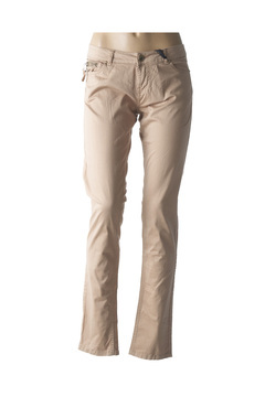 Pantalon slim femme Silvian Heach beige taille : 48 14 FR (FR)