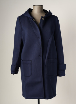Manteau long femme La Fee Maraboutee bleu taille : 36 89 FR (FR)