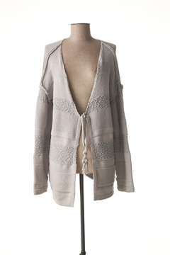 Gilet manches longues femme Friday gris taille : 42 26 FR (FR)