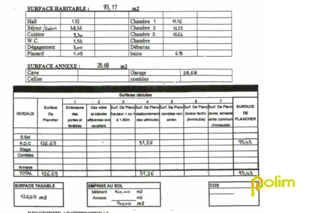  Maison � vendre 5 pi�ces 93 m�