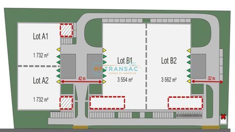 A LOUER locaux d'activit&eacute;s neufs de 1732, 3554 et 7116m&sup2; &agrave; La Courneuve 26 93120 La courneuve