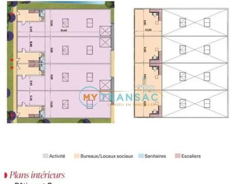A LOUER Cellules d'activit&eacute;s neuves &agrave; partir de 358m&sup2; &agrave; LOUVRES 4 95380 Louvres