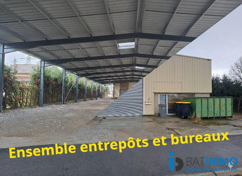 Ensemble immobilier industriel de 1600 m2 utiles 420000 81200 Aussillon