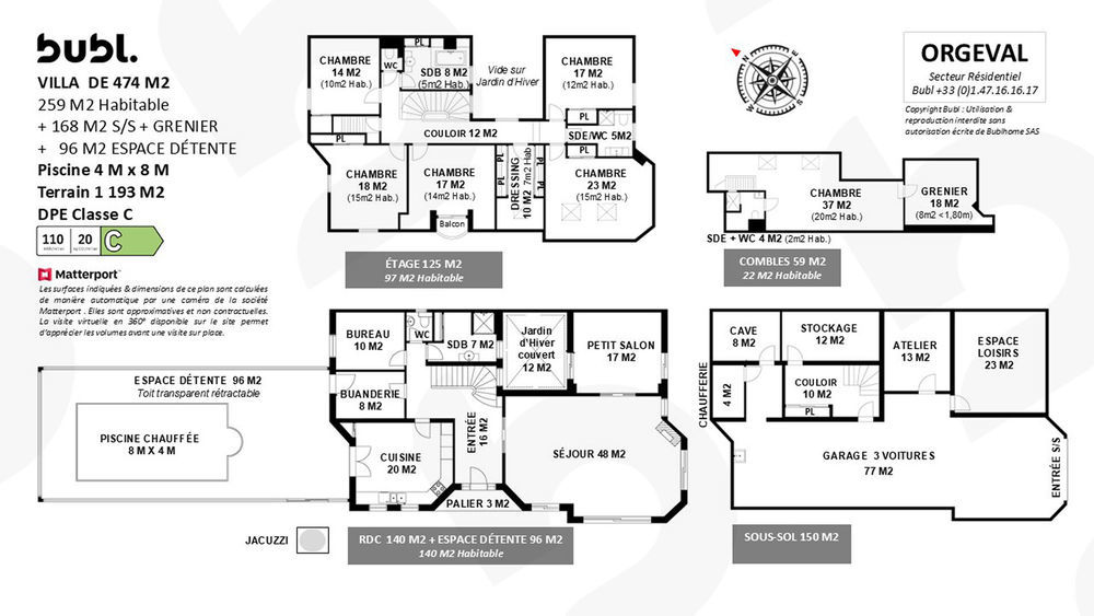 � vendre  Villa Saint-Germain-en-Laye (78100)