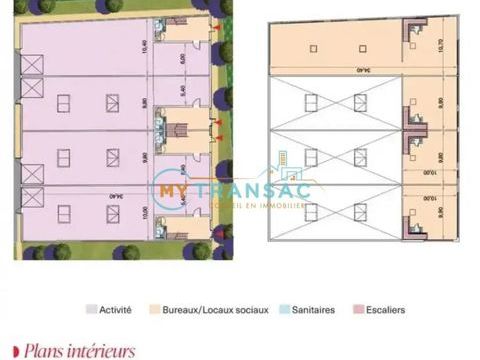 A LOUER Cellules d'activit&eacute;s neuves &agrave; partir de 358m&sup2; &agrave; LOUVRES 4 95380 Louvres