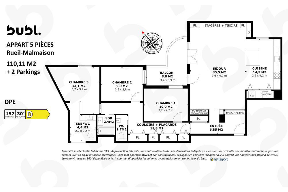 � vendre  Appartement Rueil-Malmaison (92500)