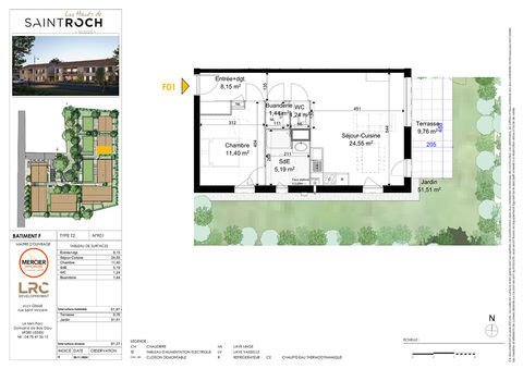   Appartement Gleize 2 pi�ces Appartement - 2 pi�ce(s) - 52 m�