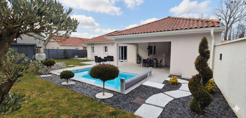   MAISON R�CENTE PLAIN-PIED 2020 AVEC PISCINE, TERRASSE ET 2 GARAGES MOTORIS�S   LA CHAPELLE-DE-LA-TOUR Maison - 5 pi�ce(s) - 96 m�