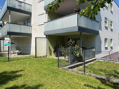   Riedisheim Quartier Bartholdi un 3 pi�ces de 62 m2 en Rez de jardin avec Terrasse couverte et acc�s directe au Appartement - 3 pi�ce(s) - 61 m�