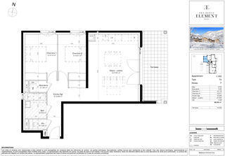  Appartement � vendre 3 pi�ces 68 m�