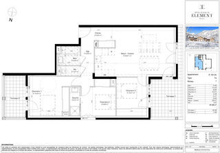  Appartement � vendre 4 pi�ces 81 m�