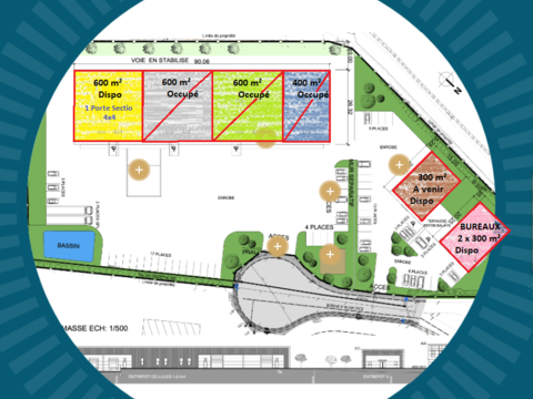LOC LIMOGES NORD D&Eacute;P&Ocirc;T / INDUSTRIE 300m2 NEUF 3700 87280 Limoges