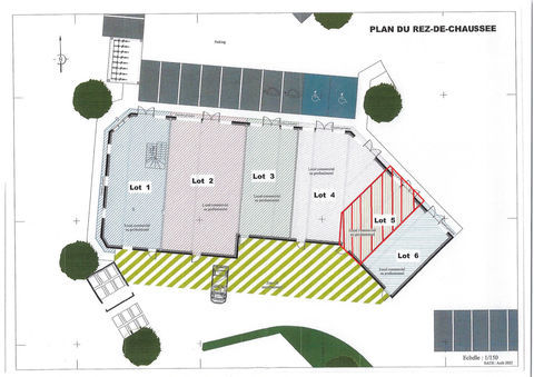 LOCATION - Local commercial neuf d'une surface de 56 m2 &agrave; SAINT-JUNIEN 728 87200 St junien