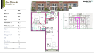  Appartement � vendre 2 pi�ces 50 m�