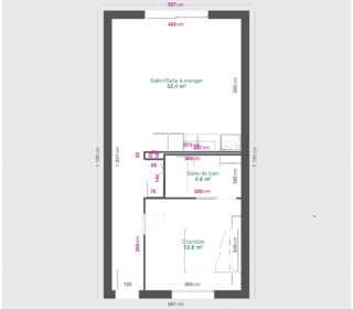  Appartement � vendre 2 pi�ces 50 m�