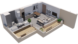  Appartement � vendre 1 pi�ce 36 m�