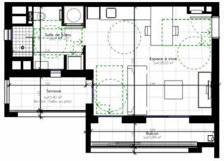  Appartement � vendre 1 pi�ce 36 m�