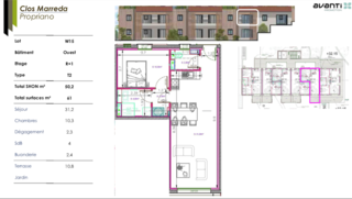  Appartement � vendre 2 pi�ces 50 m�