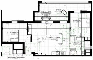  Appartement � vendre 3 pi�ces 70 m�