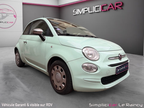 Fiat 500 1.2 69 ch Eco Pack Lounge 2018 occasion le Raincy 93340