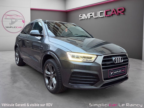 Audi Q3 Quattro Phase 2 2.0 TDI 16V S Tronic7 150 cv Bo&icirc;te auto SLIN 2018 occasion le Raincy 93340
