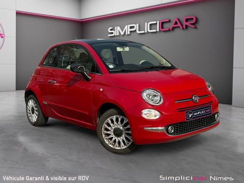 Fiat 500 1.2 69 ch Eco Pack Lounge 2018 occasion N&icirc;mes 30900