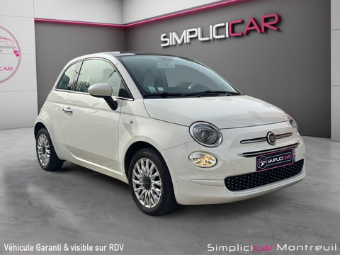 Fiat 500 1.2 69 ch Eco Pack Lounge 2019 occasion Montreuil 93100