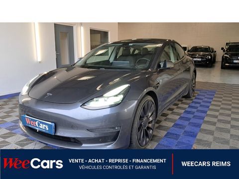 Tesla Model 3 ELECTRIC 515 82KWH PERFORMANCE 4WD DUAL-MOTOR BVA 2021 occasion Reims 51100