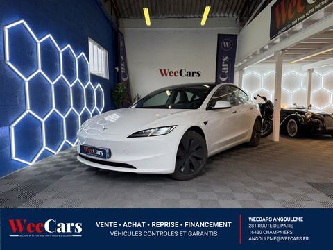 Tesla Model 3 ELECTRIC 500 82KWH GRANDE-AUTONOMIE 4WD DUAL-MOTOR BVA - GAR 2024 occasion Angoul&ecirc;me 16000