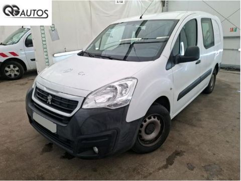 Peugeot Partner Long 1.6 BlueHDi / 100 Ch / Cabine approfondie / 5 places / 2018 occasion Le Teilleul 50640