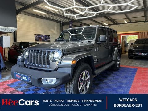 Jeep Wrangler 2.2 MultiJet - 200 - BVA 4x4 2018 Unlimited Sahara PHASE 1 2018 occasion Artigues-pr&egrave;s-Bordeaux 33370