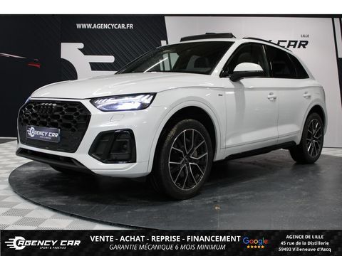 Audi Q5 Quattro 2.0 50 TFSIe 299 BV S-Tronic S line 1&egrave;re Main Suivi 2022 occasion Villeneuve-d'Ascq 59493