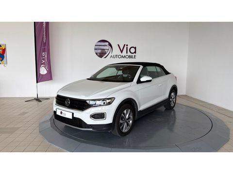 Volkswagen T-ROC 1.5 TSI - 150 - BV DSG 7 CABRIOLET Style CARPLAY / CAMERA D 2021 occasion Saujon 17600