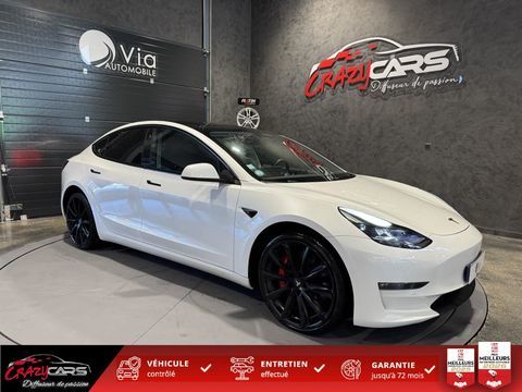 Tesla Model 3 AWD Performance - 513ch - SIEGES ELECTRIQUES ET CHAUFFANT - 2022 occasion Pontarlier 25300