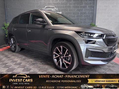 Skoda Kodiaq 2.0TDI SCR 150CH DSG7 7pl Sportline - GARANTIE CONSTRUCTEUR 2023 occasion M&eacute;rignac 33700