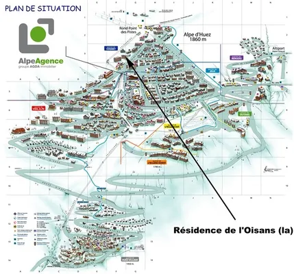   Residence de l'oisans Alimentation < 500 m - Centre ville < 500 m - Lave vaisselle - Lave linge . . . Rhône-Alpes, L Alpe D Huez (38750)