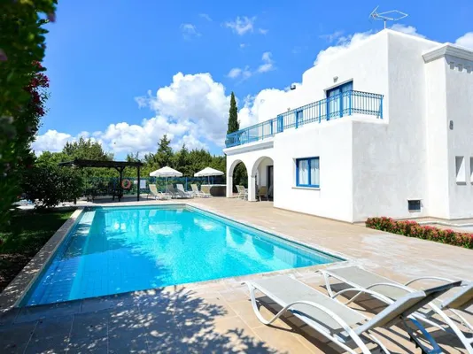   Azzurro Holiday Villas Piscine collective - Télévision - Terrasse - Balcon - place de parking en extérieur . . . Chypre, Pegeia