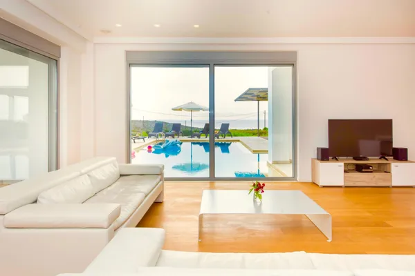   Luxury Villa Stella with private swimming pool Piscine privée - Vue mer - Télévision - Terrasse - Balcon . . . Grece, Chania