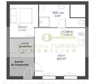  Appartement � louer 2 pi�ces 38 m�